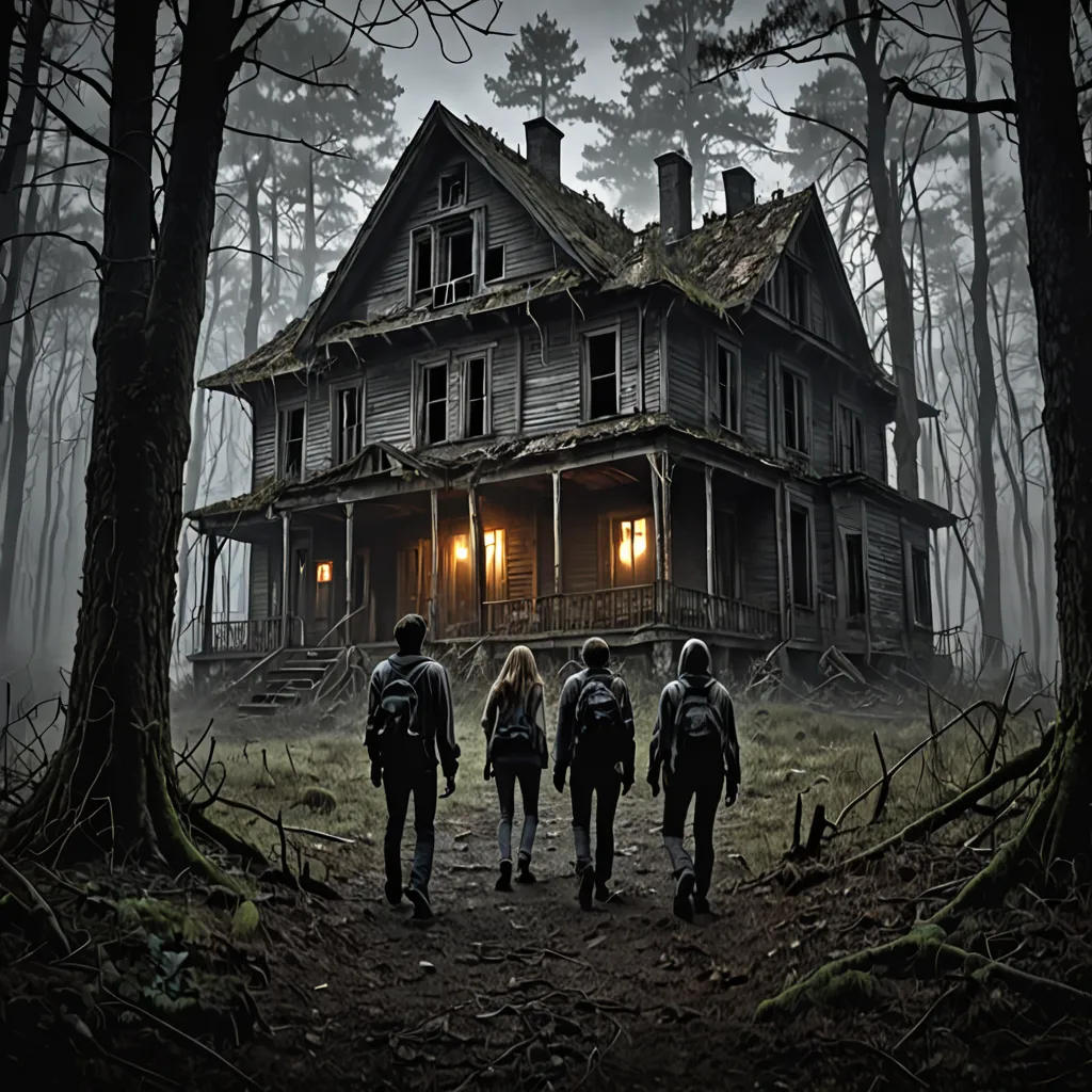 The Haunted House in the Woods