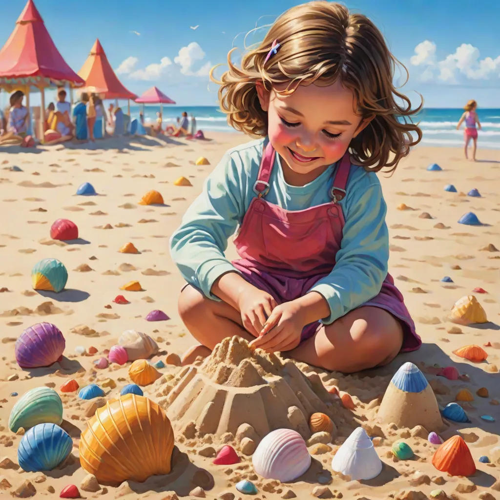 Little Jane At The Beach