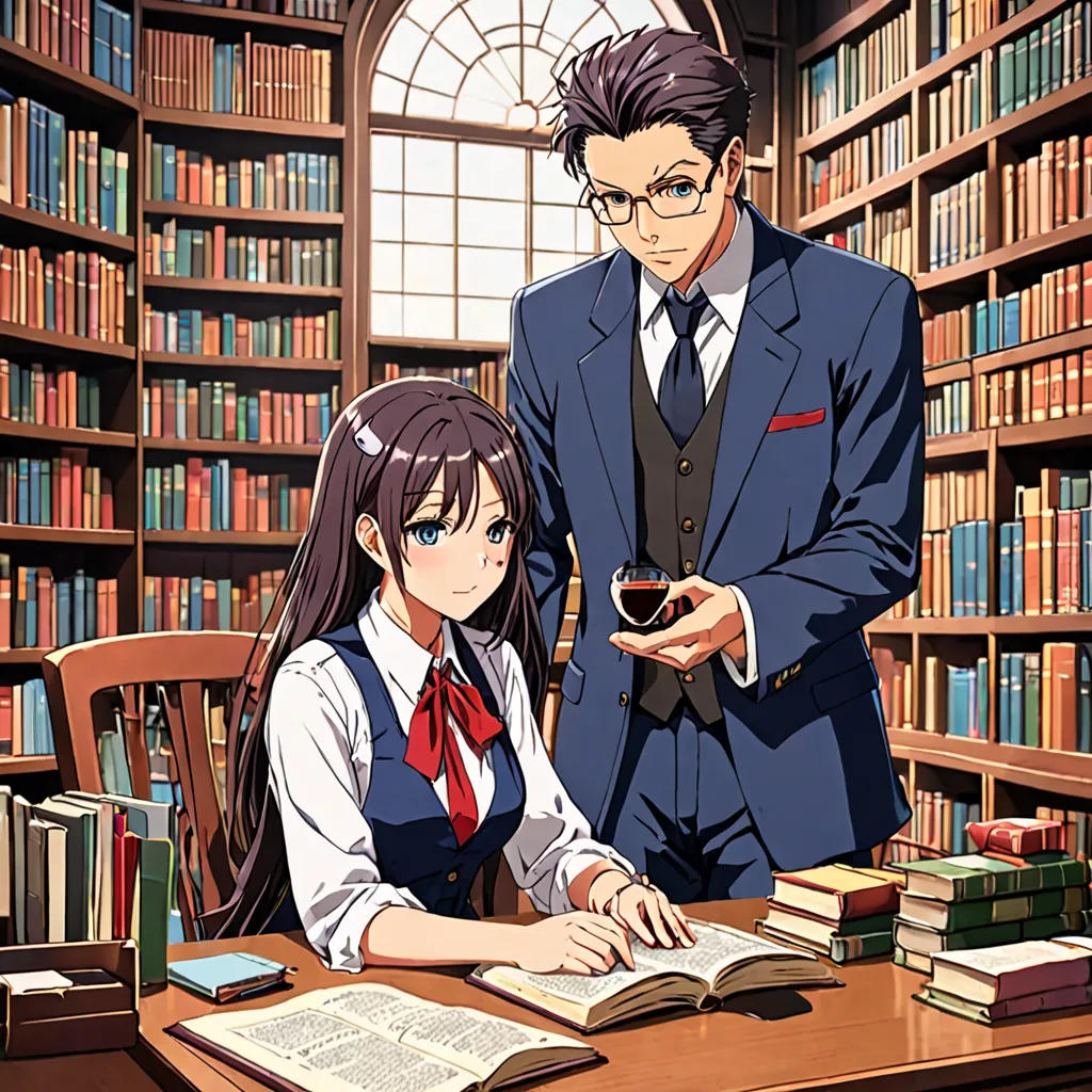 The Librarian's Love Potion