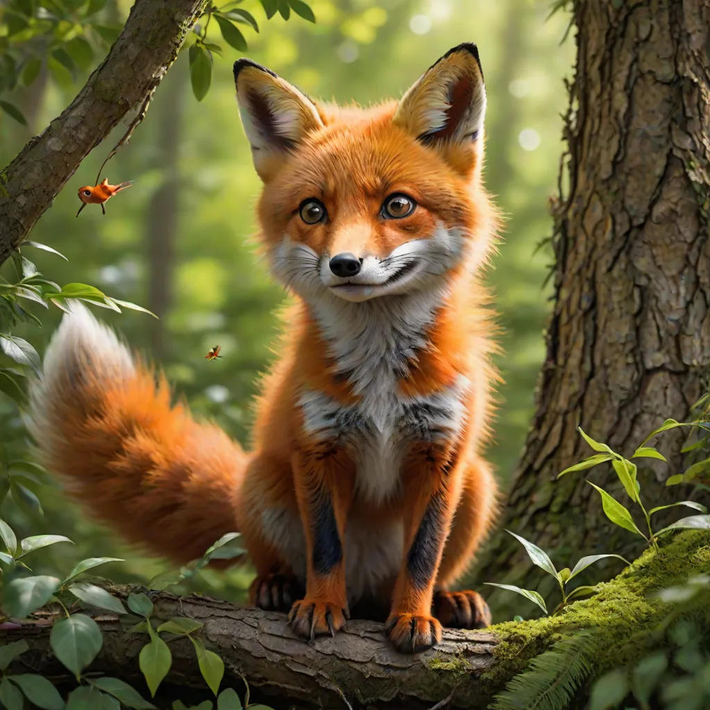 The Kind Fox and the Lost Bird