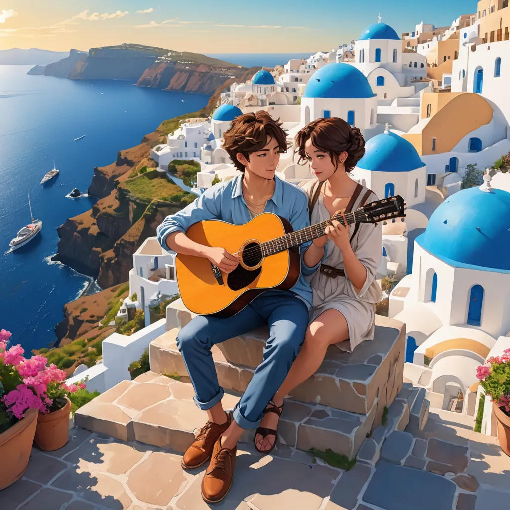 Serenade in Santorini