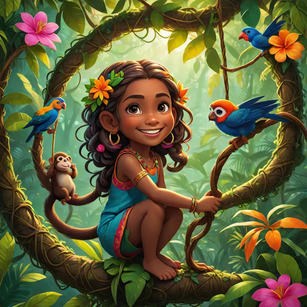 The Adventure Of Maya And Her Mini Monkey...