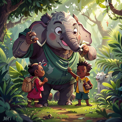 How the Elephant Got Its Trunk