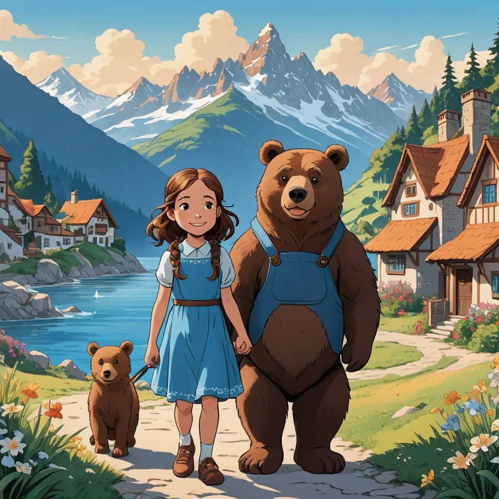 The Girl and Her Bear