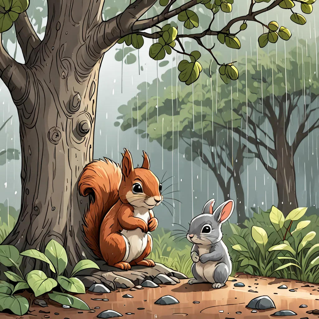 The Brave Little Squirrel