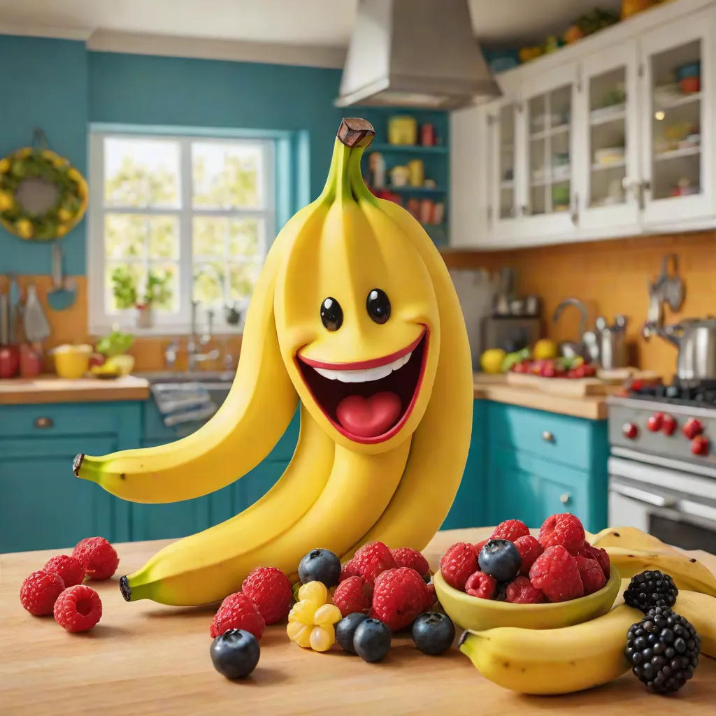 Banana Meets Her Family