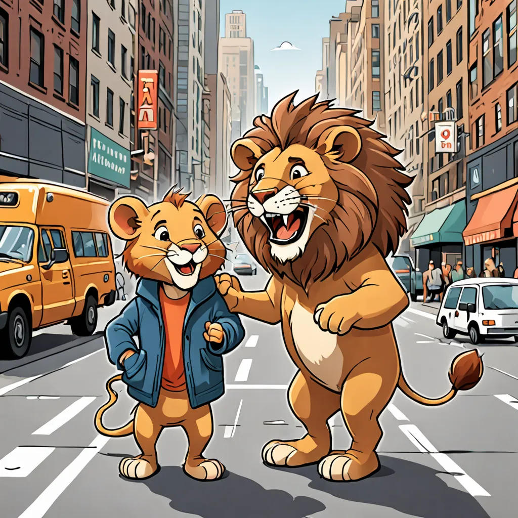 The Lion and the Mouse in New York