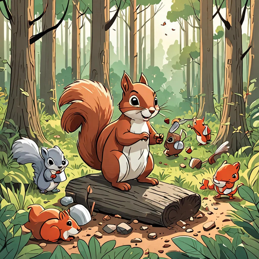The Adventure of Leo the Little Squirrel