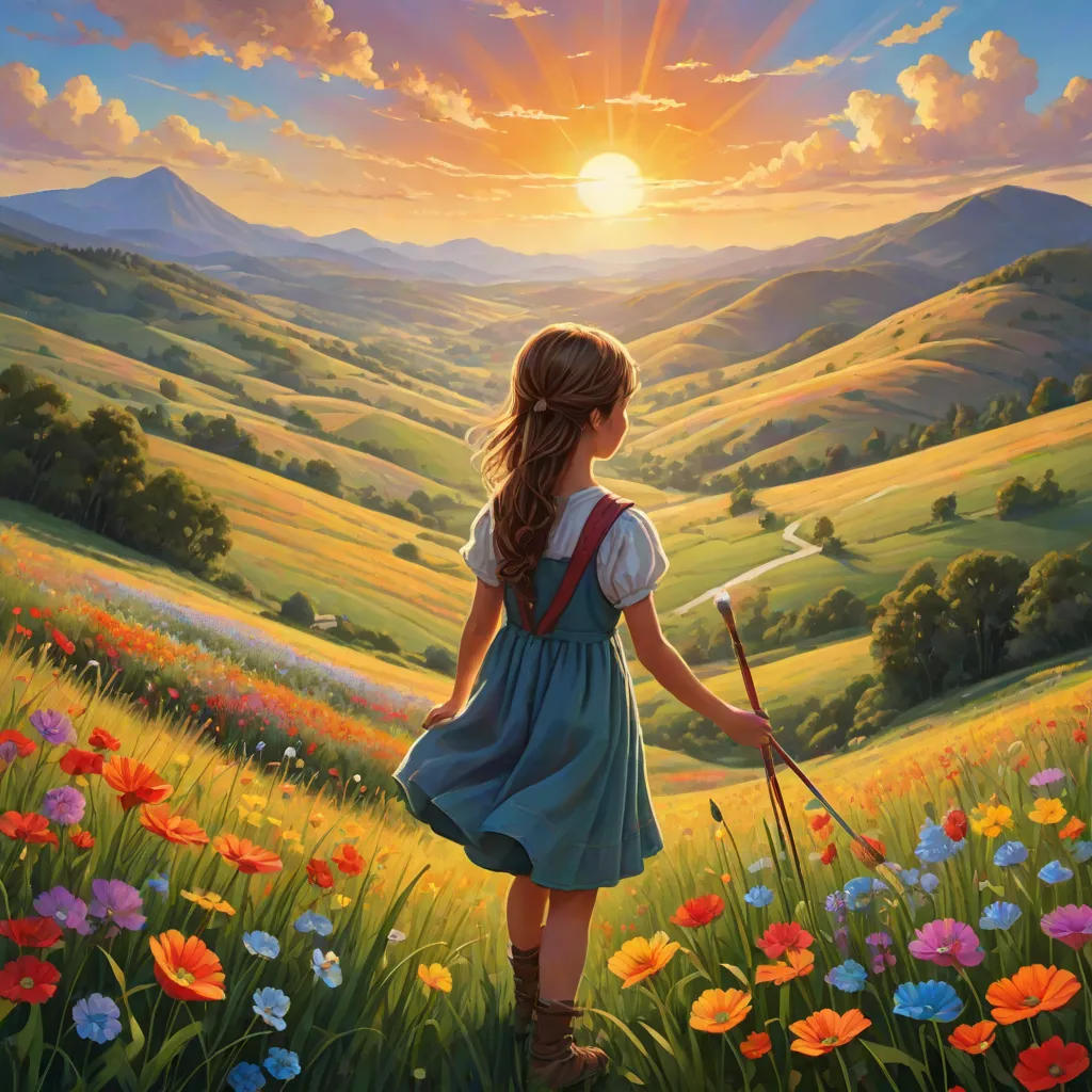 Lili and the Magical Paintbrush