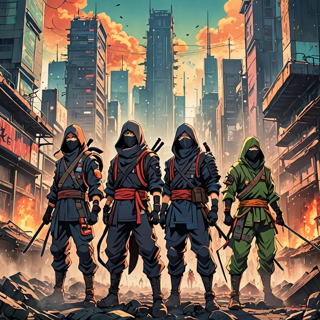 Ninja Warriors: Pollution Fighters