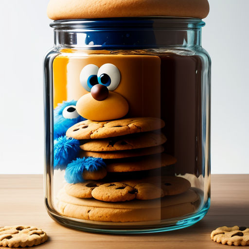 Abby's cookies in a jar