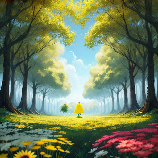 Resultado de imagem para floresta encantada  Spring scenery, Anime  scenery, Scenery wallpaper