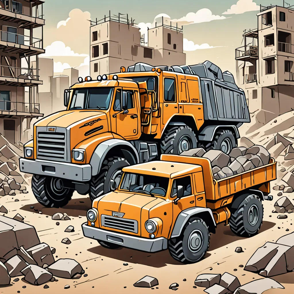 The Adventures of Playful Construction Vehicles