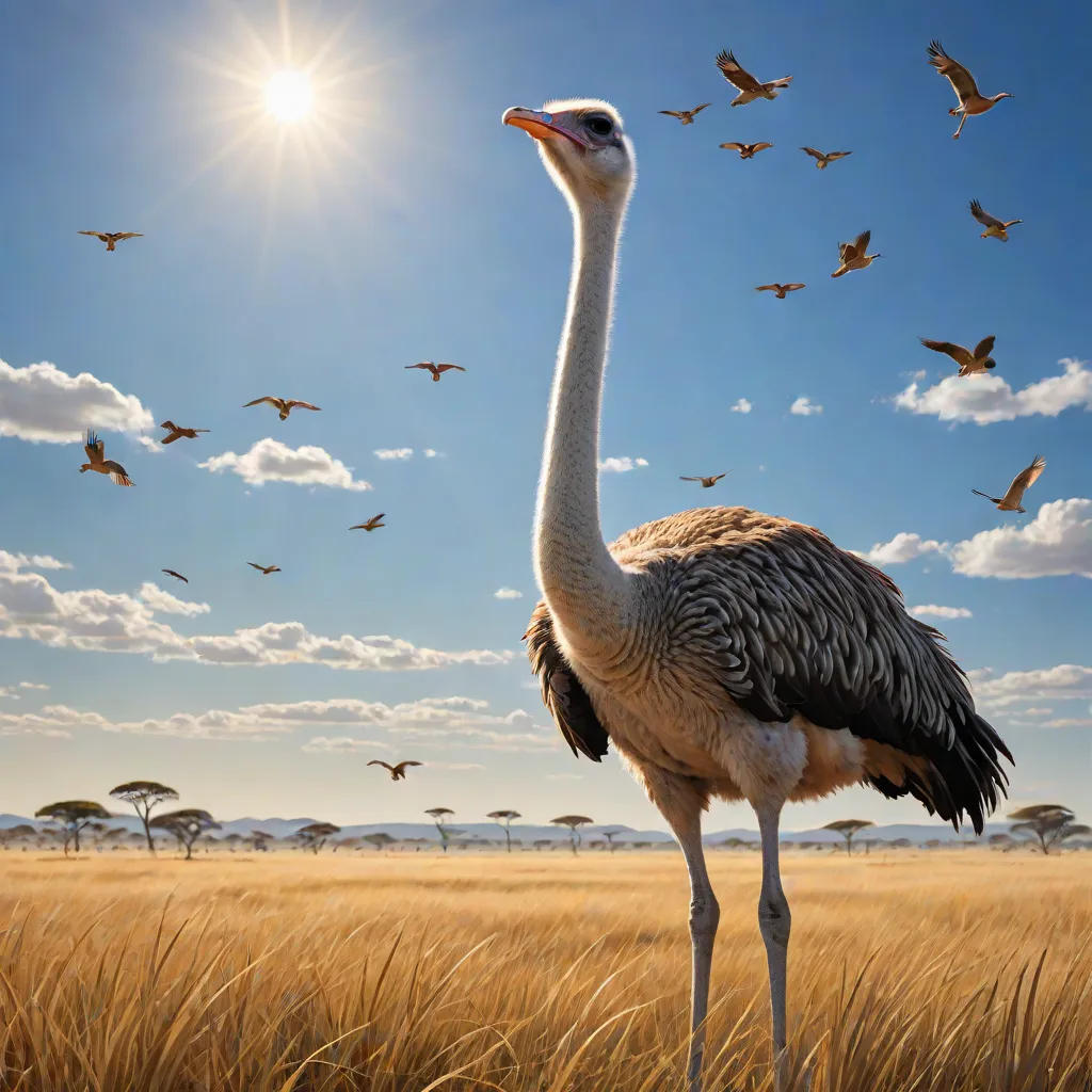 Odette The Ostrich 