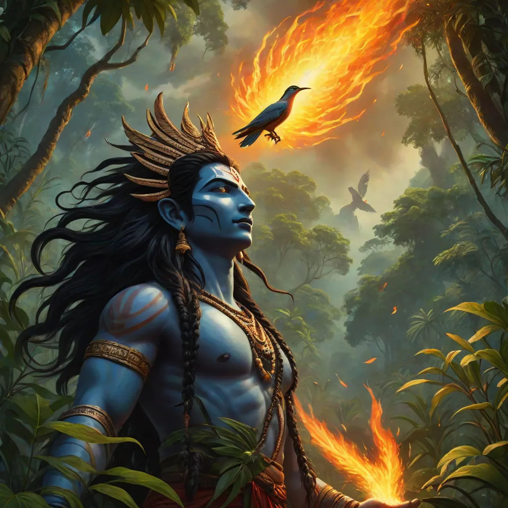 Shiva and the Fire-Breathing Bird