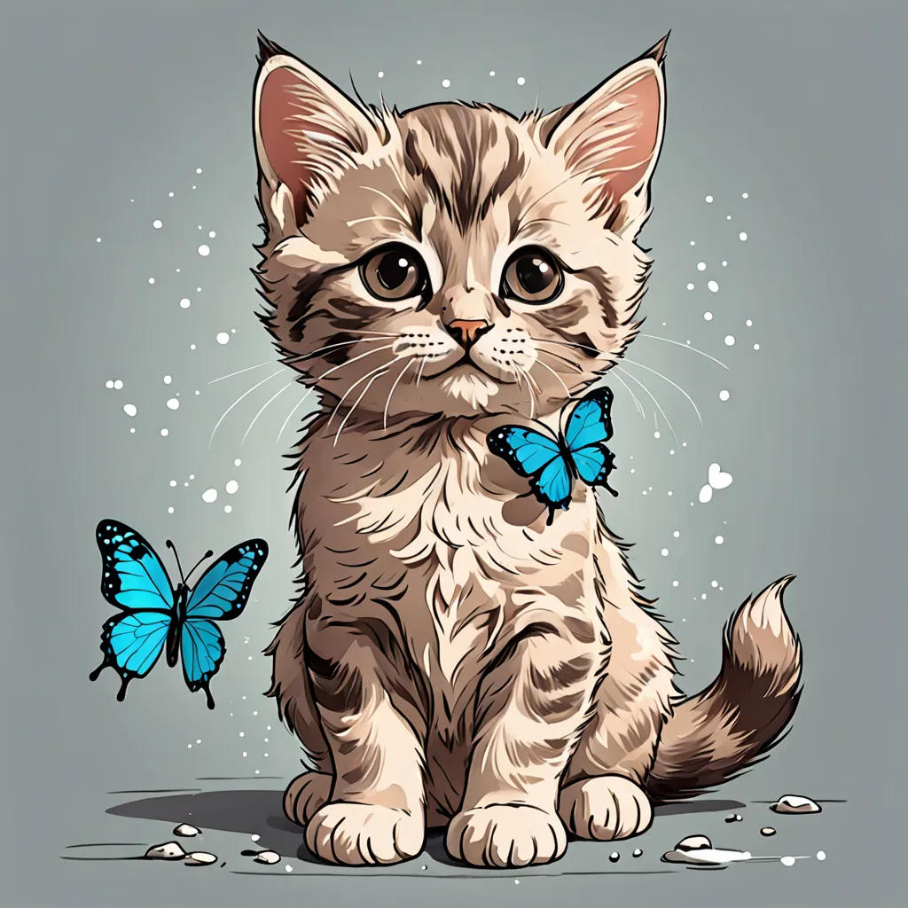 The Butterfly and the Kitten