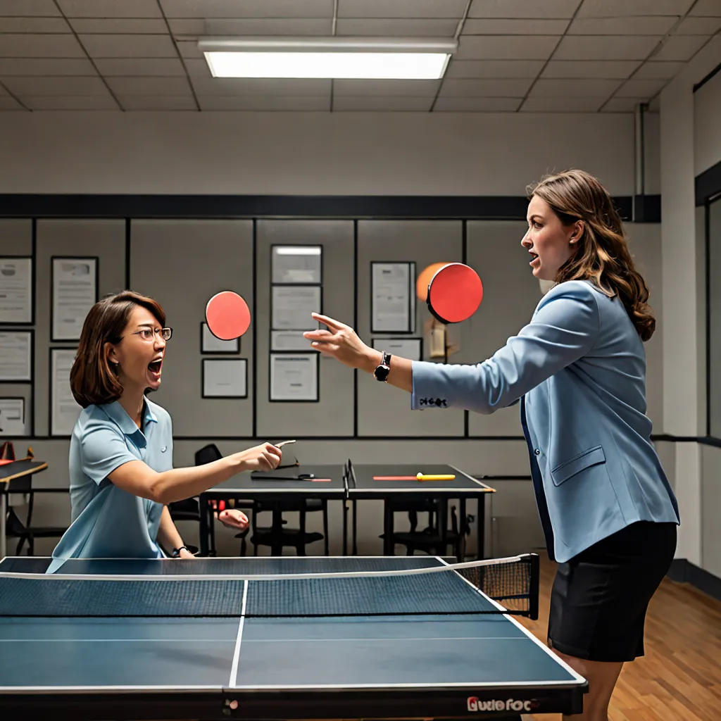 The Office Ping Pong Showdown