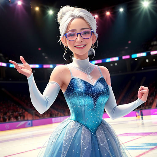 The Graceful Princess on Ice