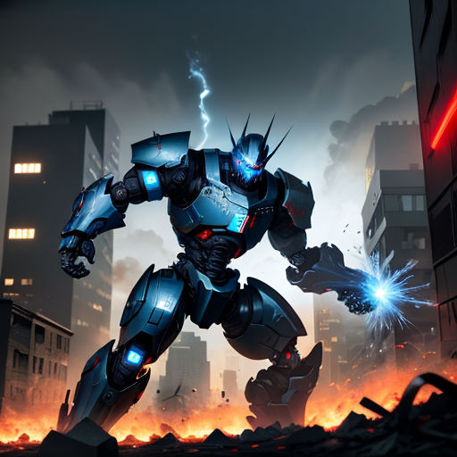 Robo Knight vs Dark Robo Knight