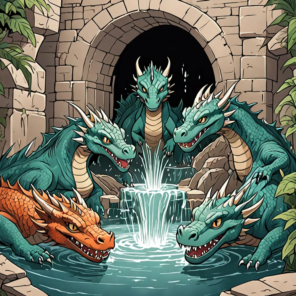 The Secret of the Fountain Dragons