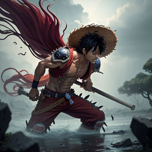 ArtStation - One Piece - Monkey D. Luffy (Gear Fourth)