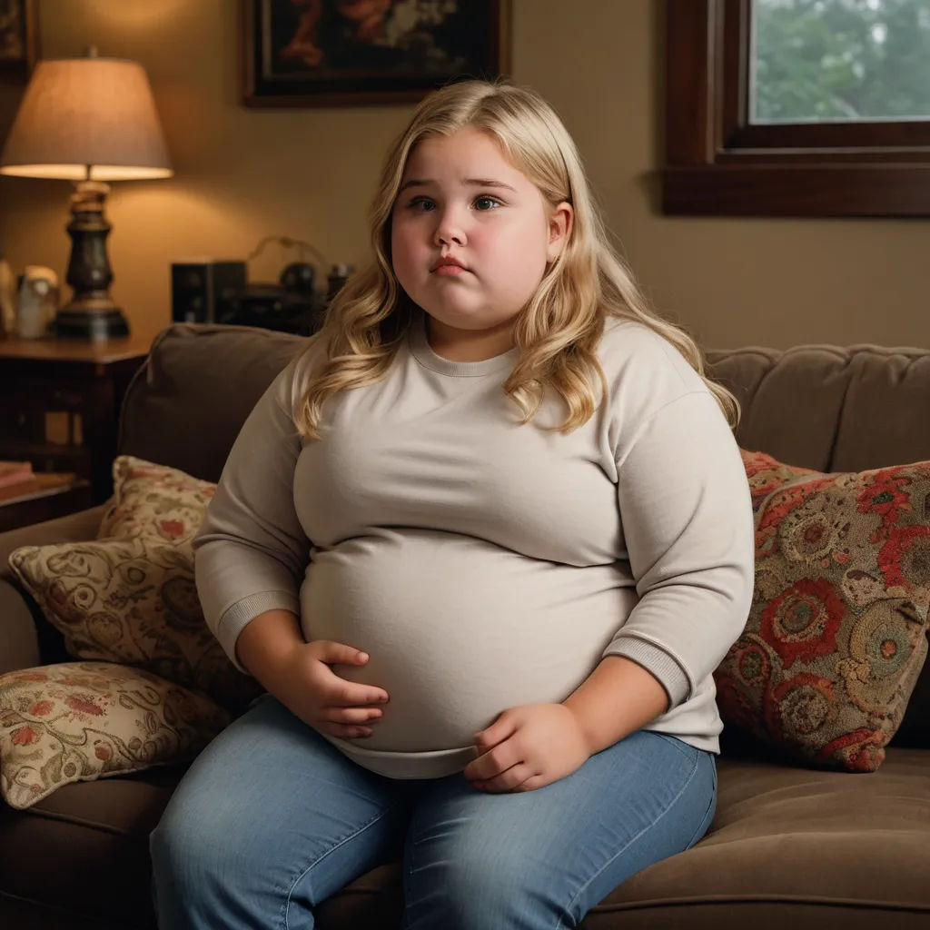 a pregnant woman sitting on a couch in a living room with a lamp on the side of the couch, verdadism, a stock photo, Christabel Dennison, promotional image