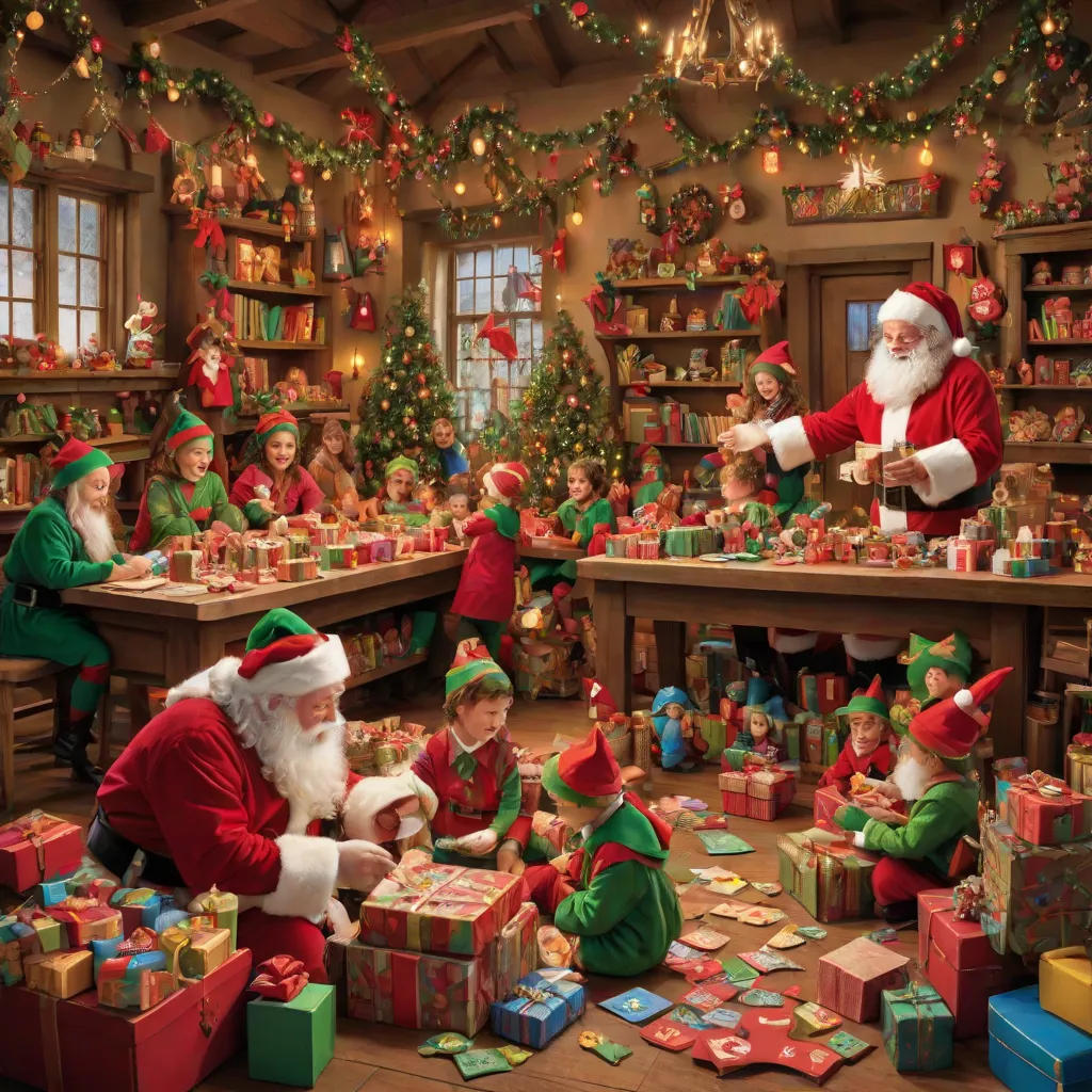 Santa Learns the Alphabet