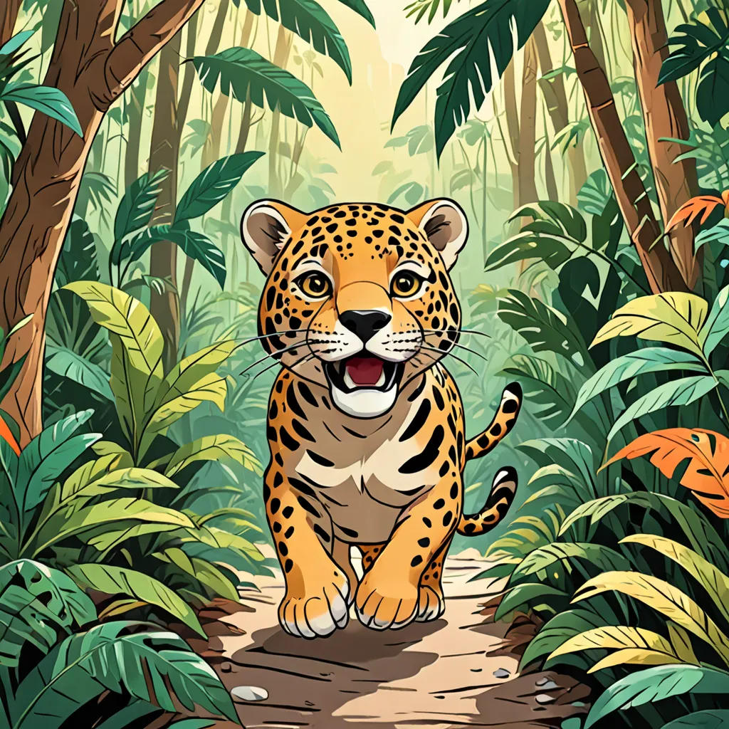 The Enchanted Rainforest: Journey of the Jovial Jaguar