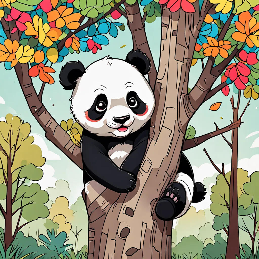 Peek-a-Boo Panda's Colorful Adventure