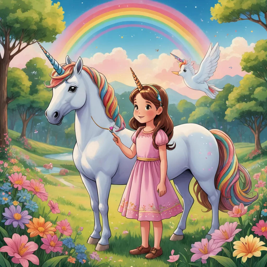 The Magical Journey of Moonbeam the Unicorn