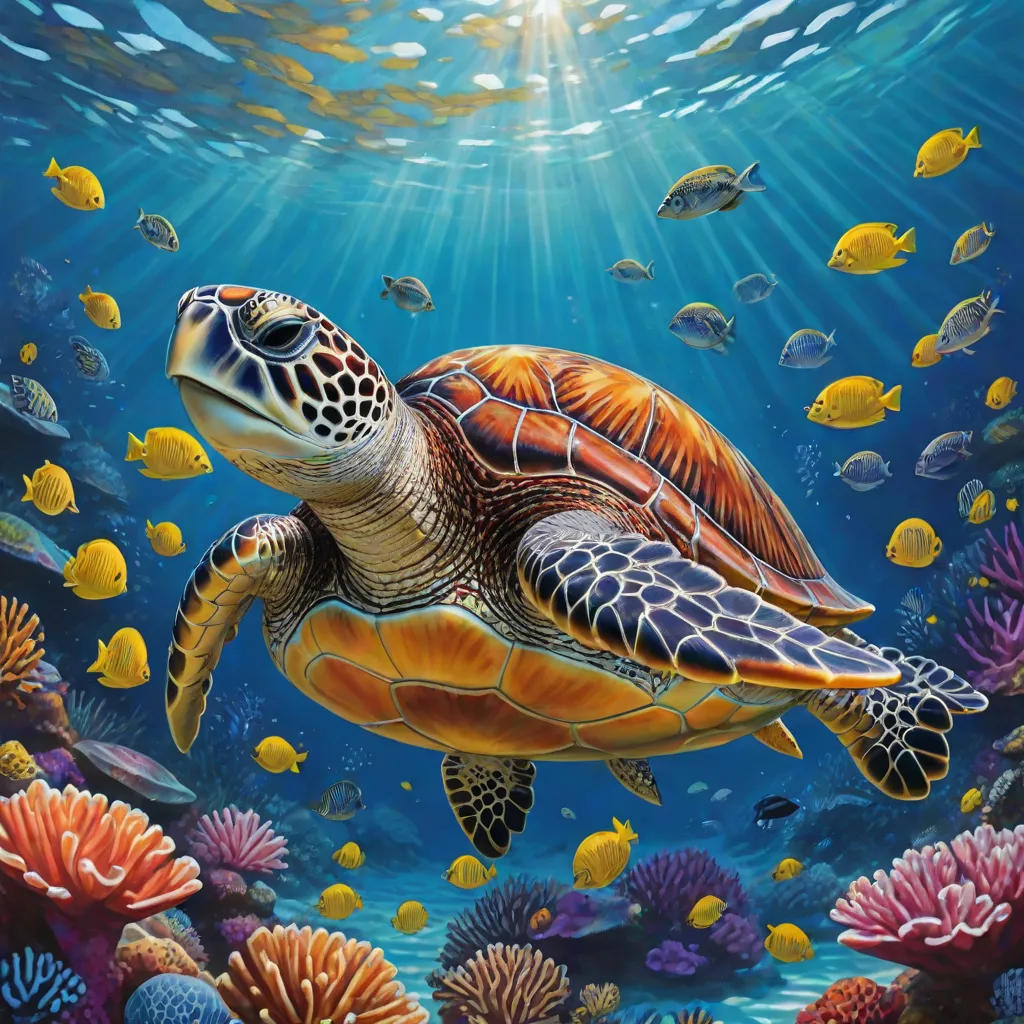 The Fun Loving Sea Turtle