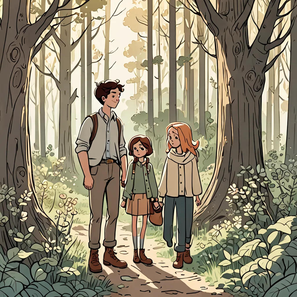 The Enchanted Forest and the Five Brave Friends