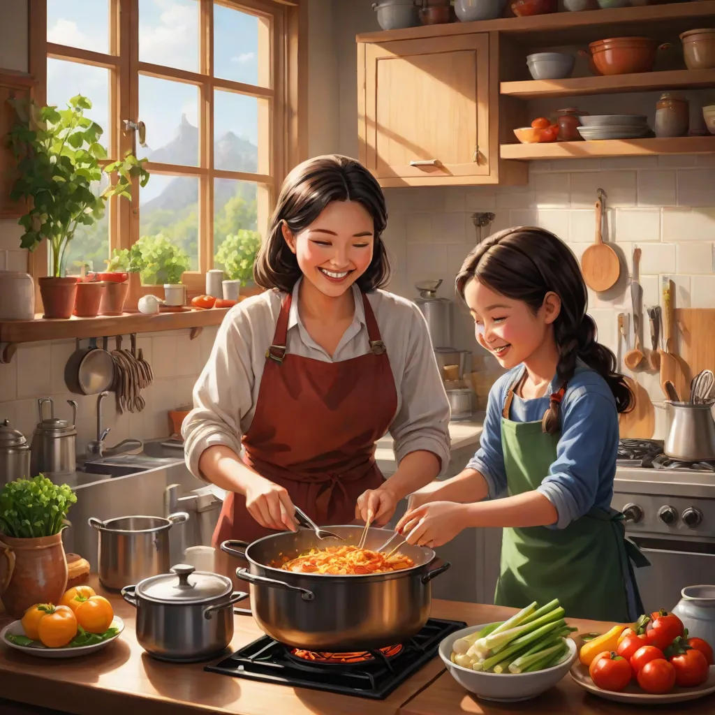 Cooking with Mom