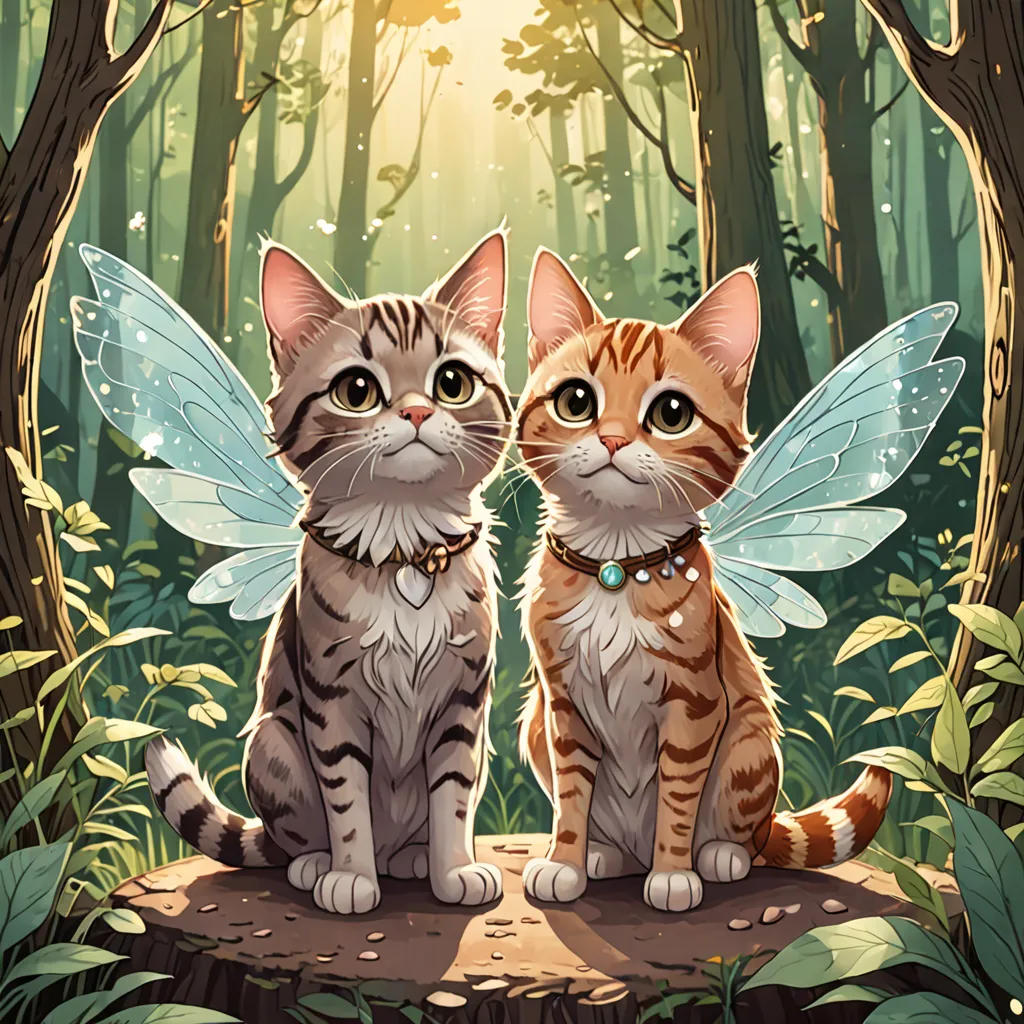 Sparkle and Whiskers' Enchanted Adventure