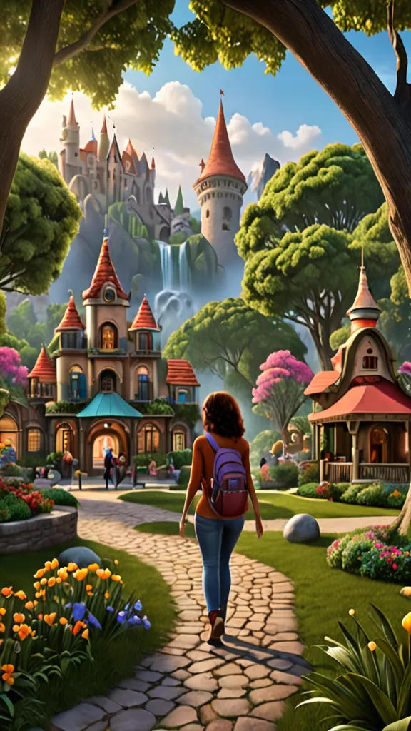 Monica and Friends in the Enchanted Park Adventure