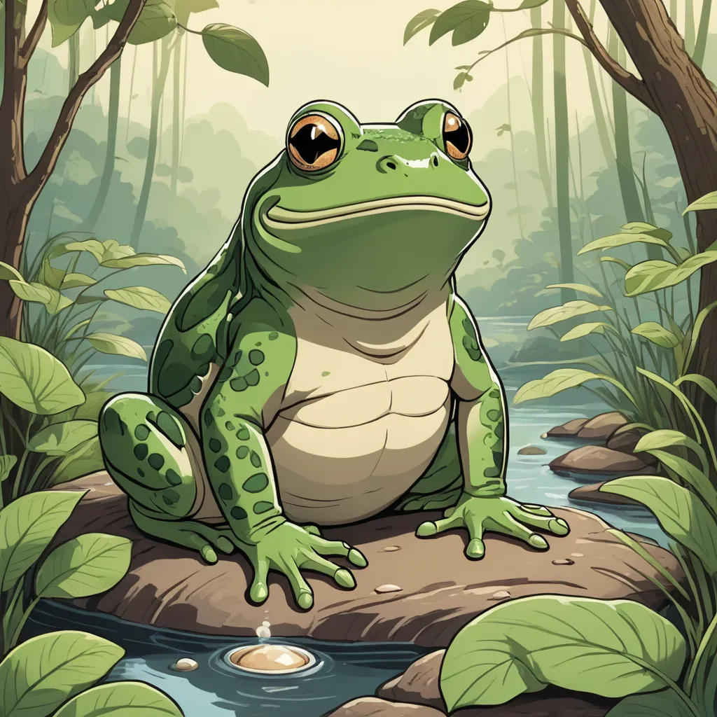 The Wise Frog and the Cunning Snake