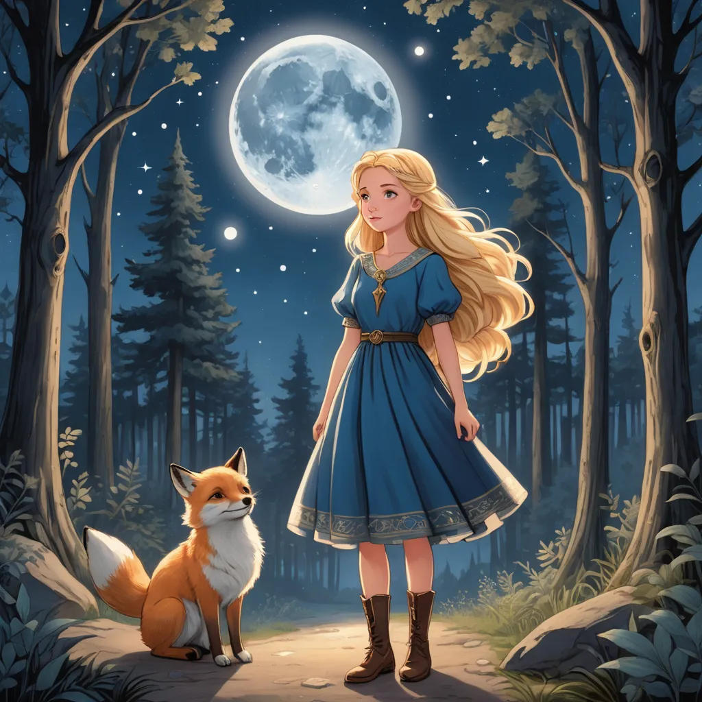 The Adventures of Luna and the Moonstone Fox: A Tale of Courage and Compassion