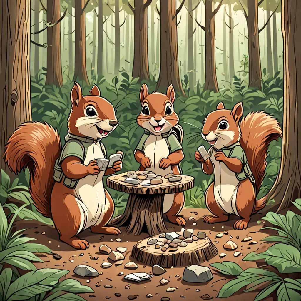 The Squirrel Scouts' Creative Adventure