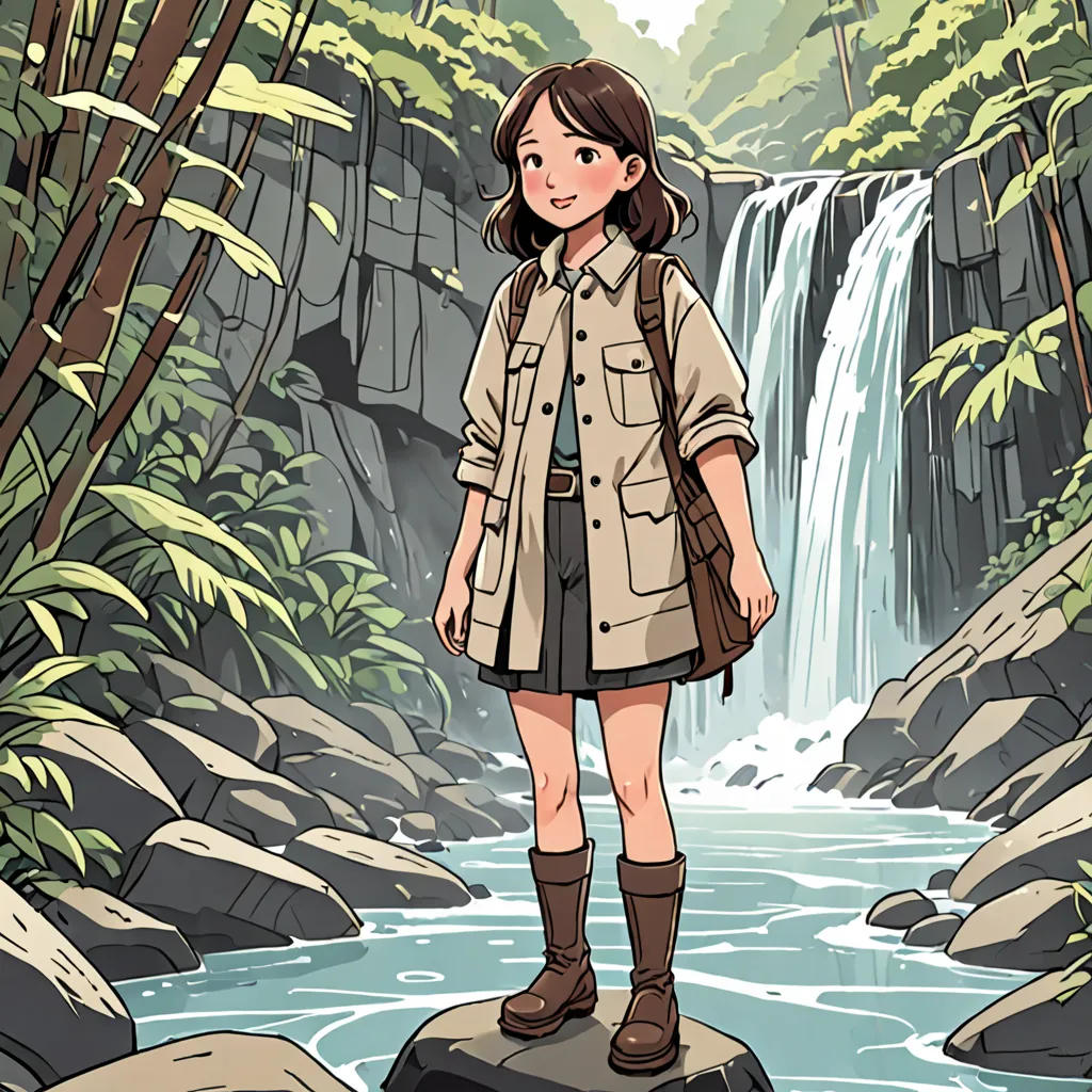 Gumboot Girl and the Secret Waterfall