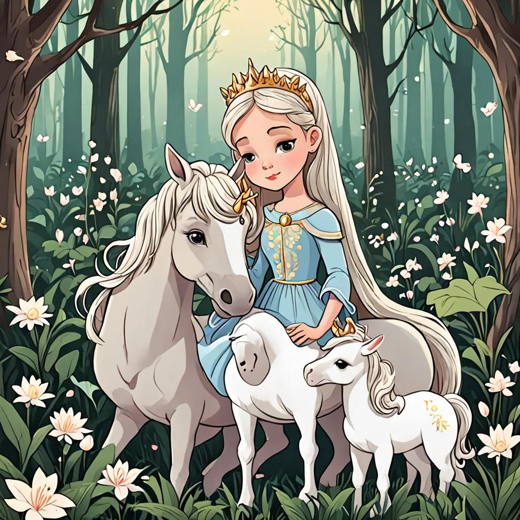 The Little Princess and the Enchanted Forest