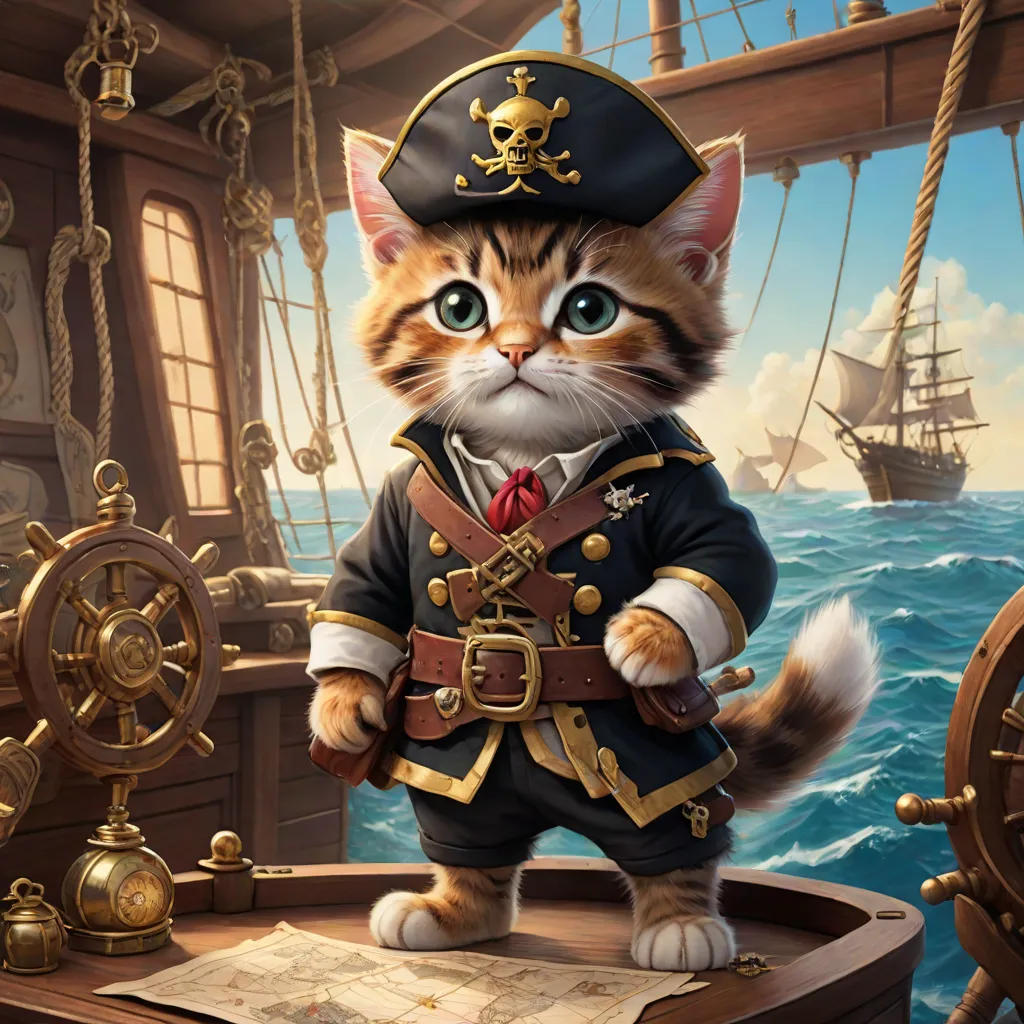 The Feline Buccaneers: Quest for the Catnip Treasure