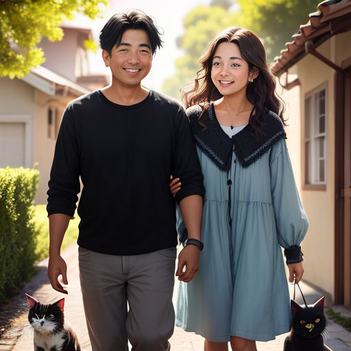 The Black Cat's Journey