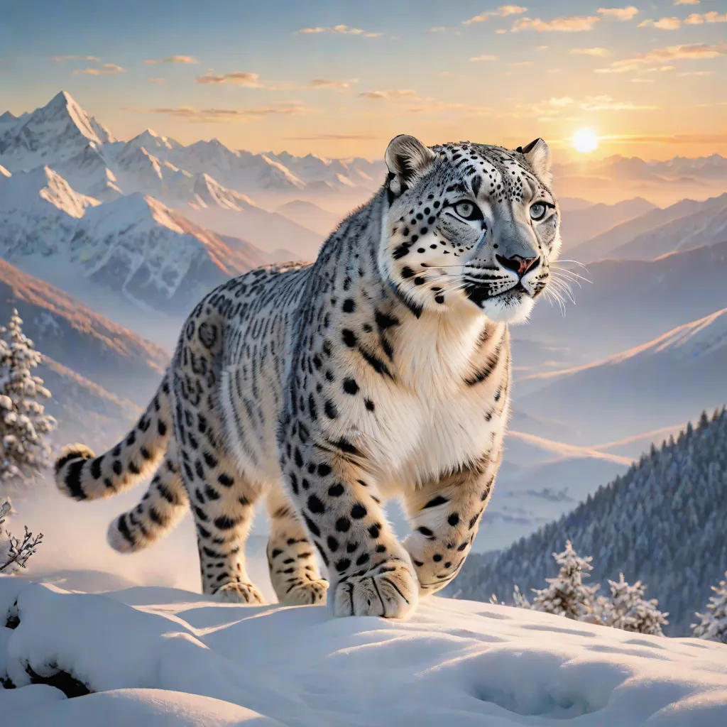The Snow Leopard's Journey