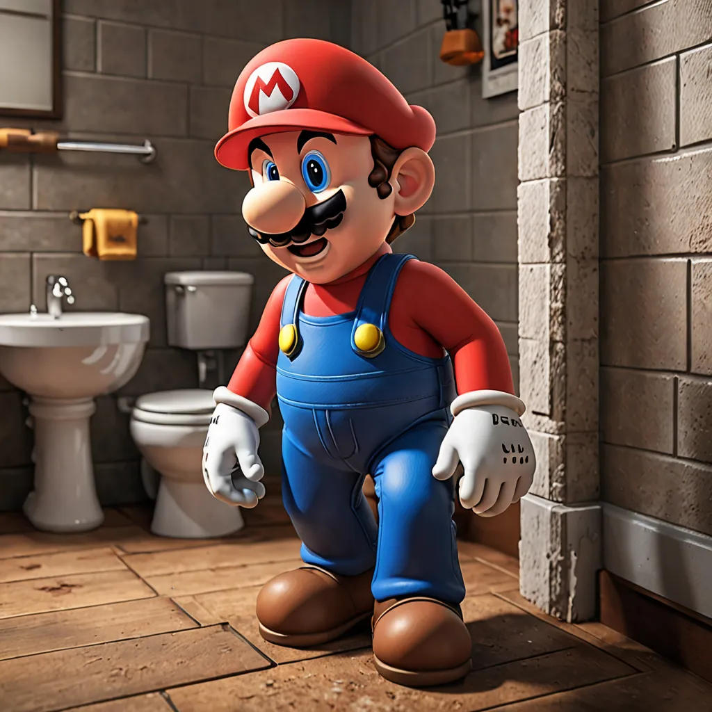 Mario's Embarrassing Mishap