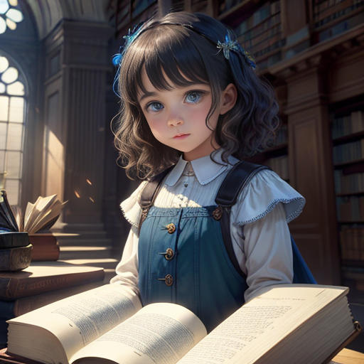 The Guardian of the Magic Library