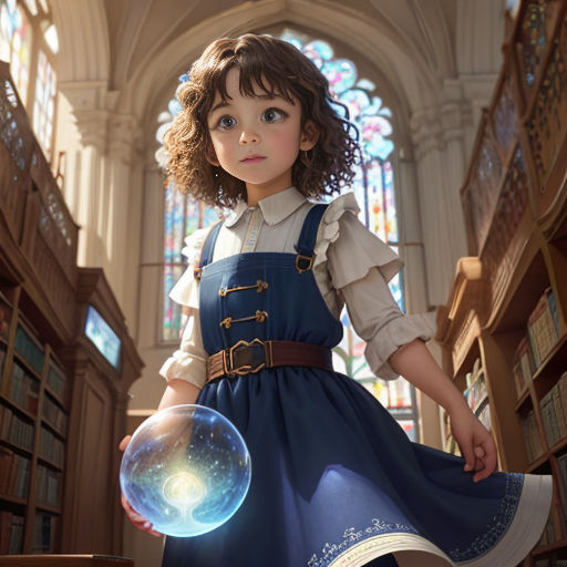 The Guardian of the Magic Library