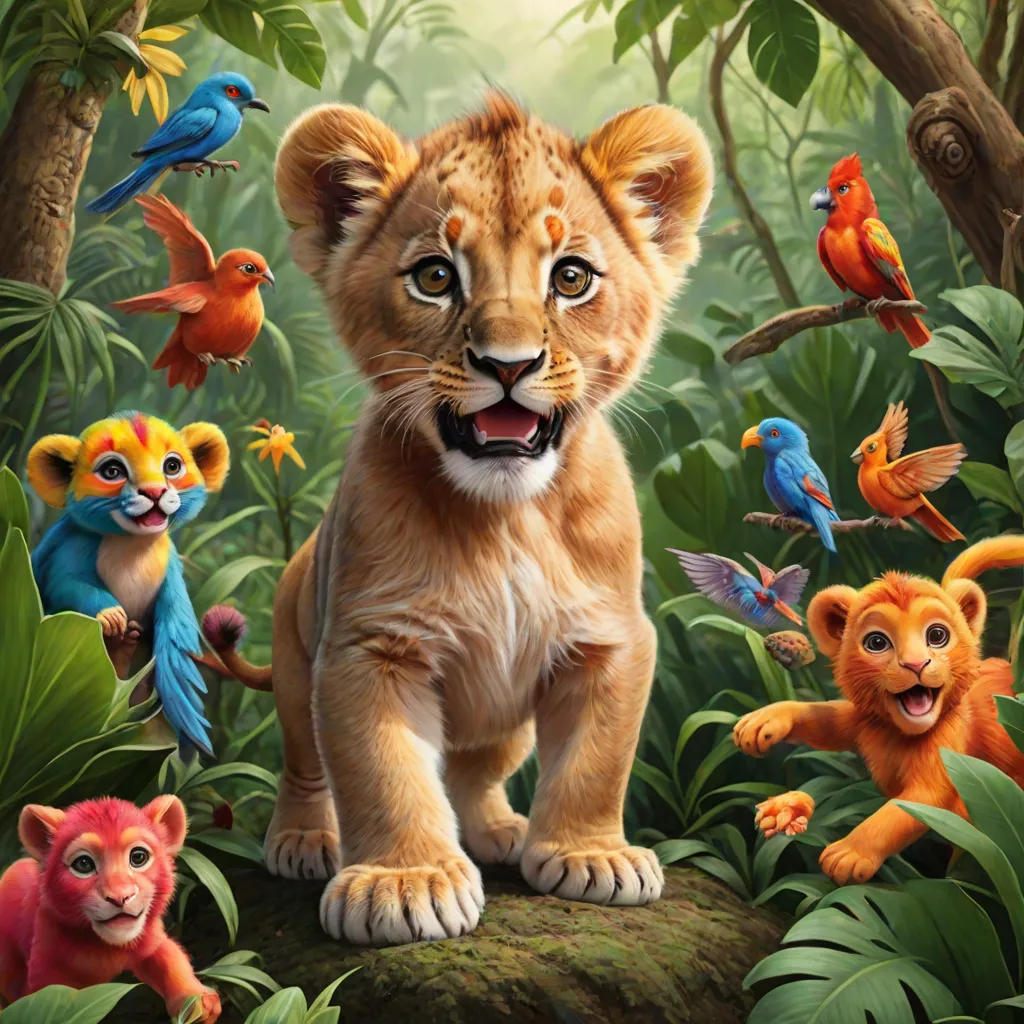 The Curious Little Lion