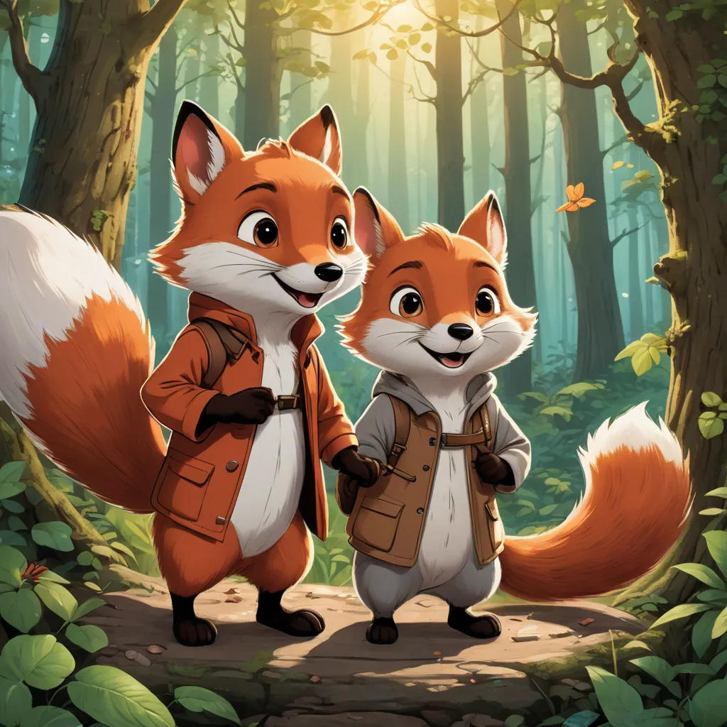 The Adventures of Rufus and Nutty in the Enchanted Forest