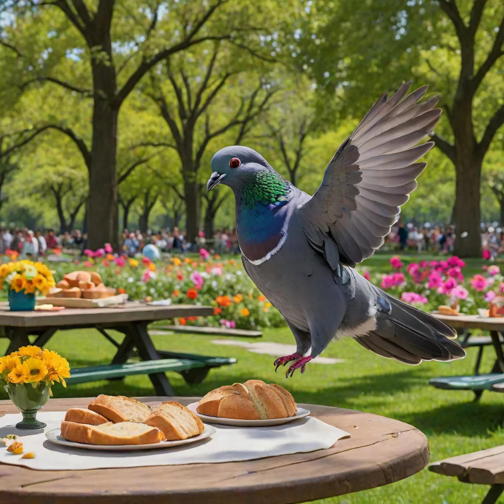 Paco the Mischievous Pigeon