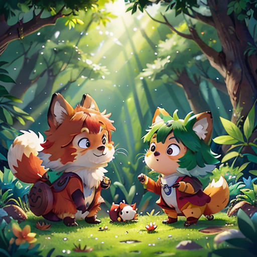 The Adventures of the Little Fox and the Little Turtle